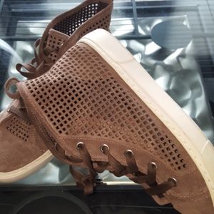 Vintage  leather Anckle sneaker